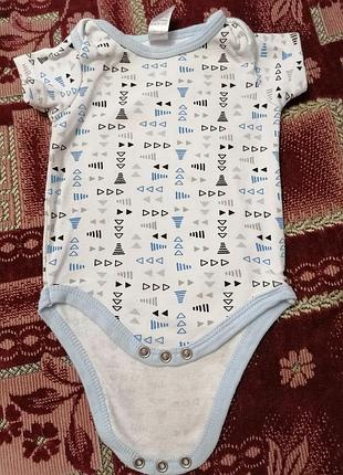 Боді хлопчик дитячий 3-6 місяців