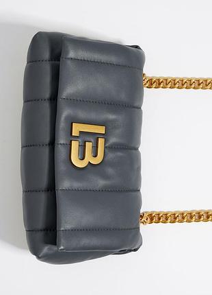 Bimba lola сине-серая сумка из кожи наппа