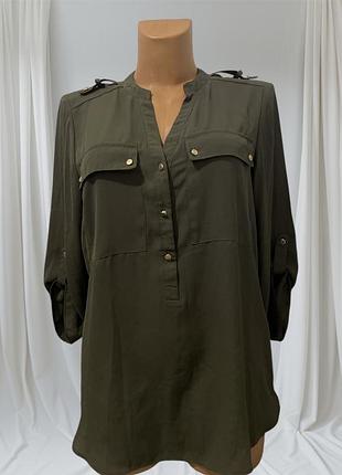 Блузка сорочка 3/4 рукав