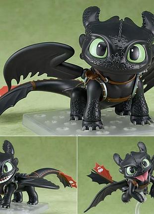 Фігурка як приручити дракона беззубик / how to train your dragon toothless нендороїд (8.5 см) 2238