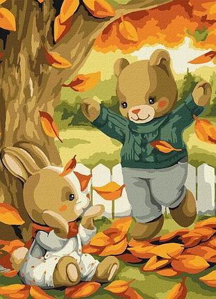 Картина по номерам для детей. золотой ноябрь 40*50 см идейка kho 6540