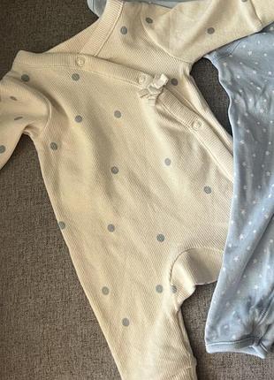 Одежда 0-1 месяц hm, next на мальчика 7
