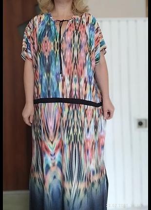 Длинное платье большого размера