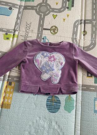 Кофта накидка балеро для дівчинки кофта