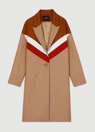 Пальто maje из шерсти и кашемира