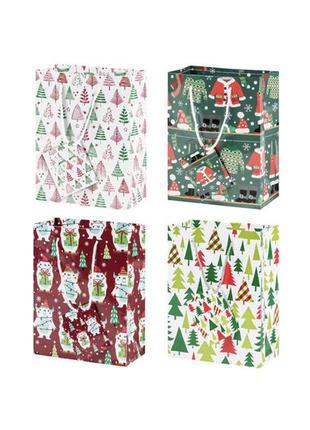 Набір подарункові пакети новорічні картонні melinera