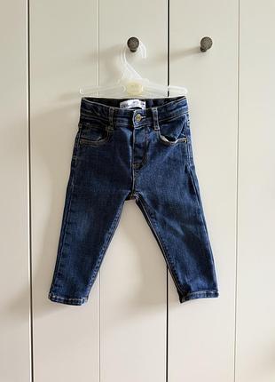 Джинси zara унісекс, 12-18 місяців хлопчик дівчинка, слім 80-86