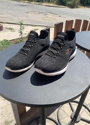 Оригинальные кроссовки кросівки skechers summits “leopard spot”