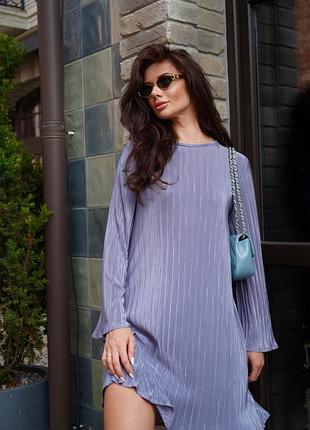 Сукня від бренду jo’da . колір світло-графітовий. тканина плісе. в наявності розмір xs, sm.