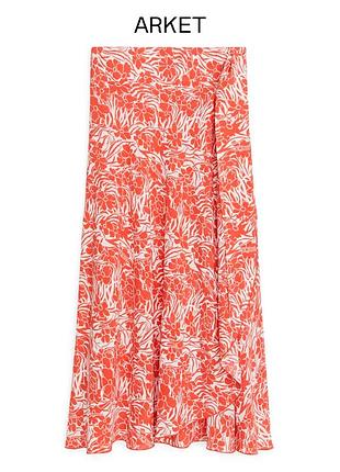 Нова міді спідниця на запах arket