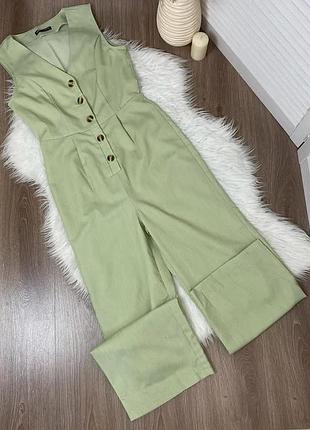 Ромпер з штанами і жилеткою, жіночий комбінезом з брюками