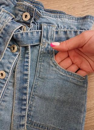 Джинсова спідничка на дівчинку 2