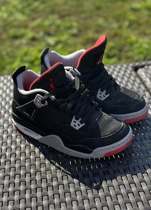 Кросівки nike air jordan 4 retro bred