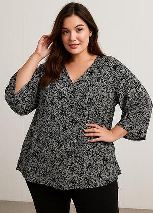 Блузка блуза из вискозы размер 3xl -4xl (54-56)