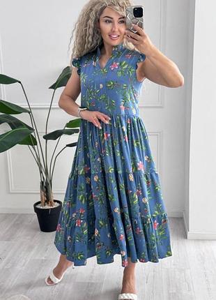 Платье из штапеля