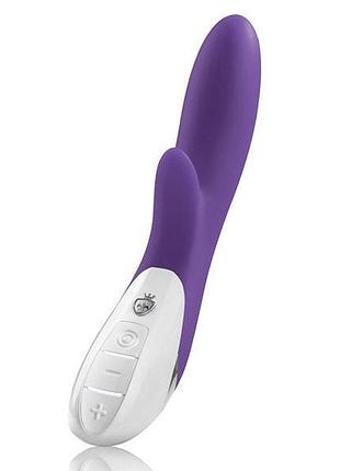 Вібратор-кролик mystim danny divido purple з глибокою вібрацією, 2 мотори. passion&books