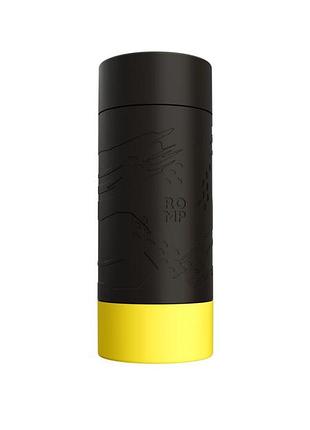 Мастурбатор з ефектом вакууму romp dash black, багата текстура, багаторазовий. passion&books