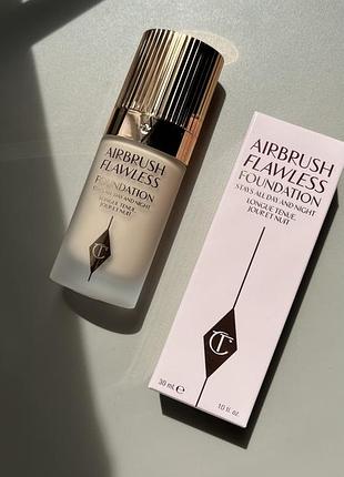 Тон charlotte tilbury airbrush flawless foundation