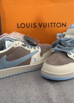 Кросівки nike air jordan low 1 travis scott | louis vuitton