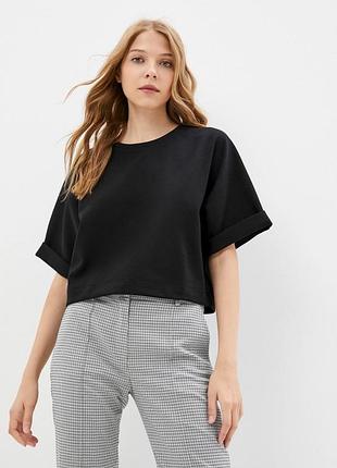 Футболка світшот sisley чорний m