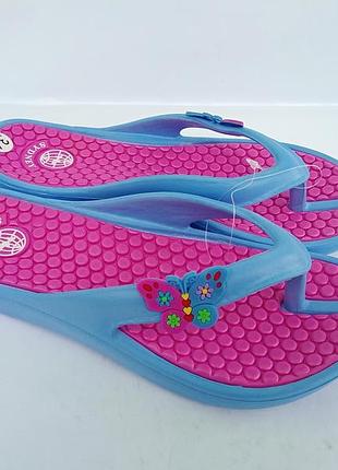 Детские литые в" Вьетнамке сланцы для девочки