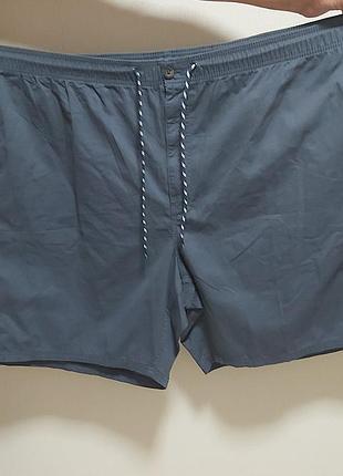 Сірі чоловічі шорти котонові великого розміру