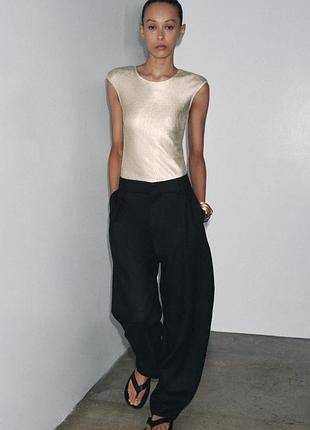 Футболка жіноча металізована zara