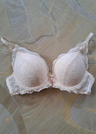 Новый бюстгальтер 80 с молочный