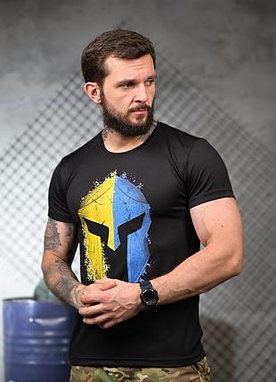 Тактическая фуфайка для отвода пота spartan black пп4685(k1 3 - 02)