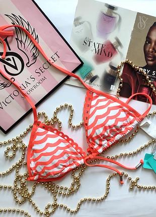 Верх купальника топ трикутники seafolly s xs m 70a 70b 70c 75a 75b 80a на зав'язках