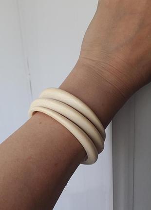 Винтаж слоновая кость браслет