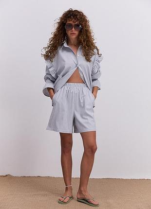 Акція легкий костюм з блузою oversize