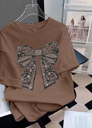 Футболка оверсайс блакитний,білий,кава,фісташка,
бузковий