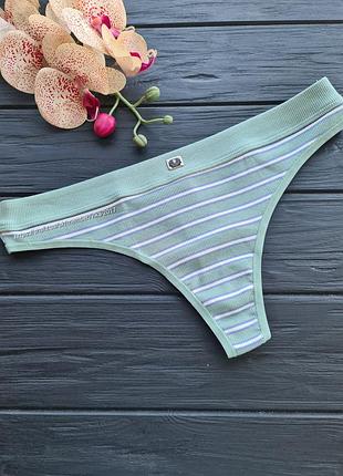 Трусики стрінги в рубчик вікторія сікрет victorias secret