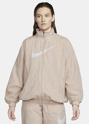 Ветровка женская nike бежевая р. s