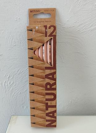 Графические карандаши марко, мягкость hb, упаковка карандашей