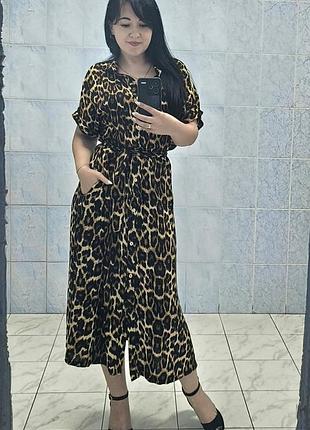 Платье лео штапель