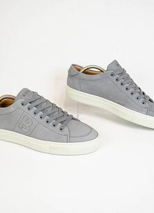 Boss mirage suede trainers кожаные кроссовки оригинал! р. 41-42 27 см