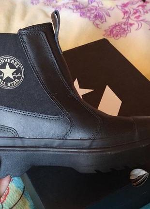 Натуральная кожа. converse полусапоги