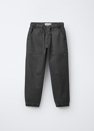 Широкие эластичные джинсы zara джоггеры для мальчика р. 152 (11-12 лет)