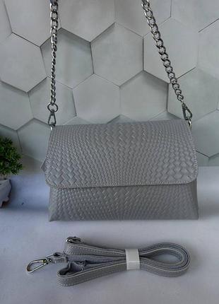 Женская кожаная сумка клатч кожаный женский