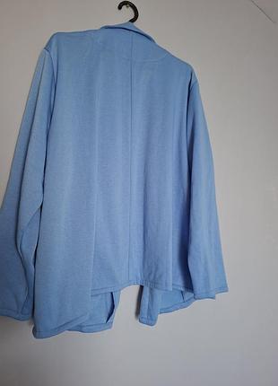 Блакитний кардиган, піджак 2