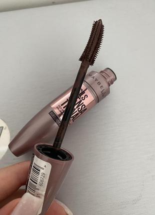 maybelline new york lash sensational sensational туш коричневая