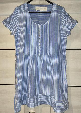 Платье - туника из органического хлопка.