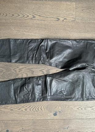 Шкіряні штани all saints, розмір 26, посадка середня, легкий знос, майже нові