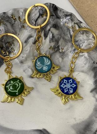 Genshin impact. genshin. аксесуари. брілки геншин