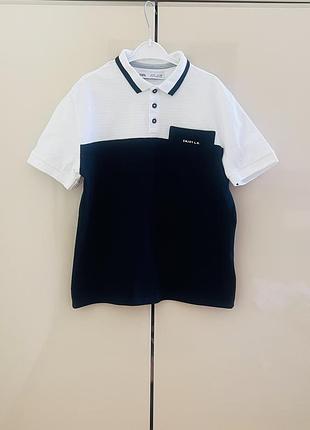 Стильна футболка поло zara 134 розміру