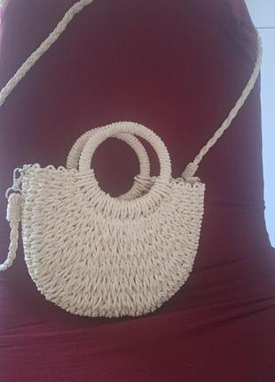 Сумка соломенная