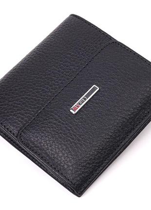 Практичне жіноче портмоне з натуральної шкіри чорний karya 21315