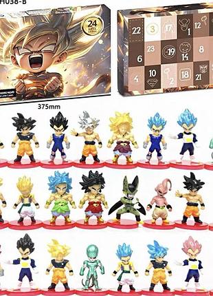 Дитячий адвент аніме сон гоку, дрегонбол, dragon ball, бролі, вегетта